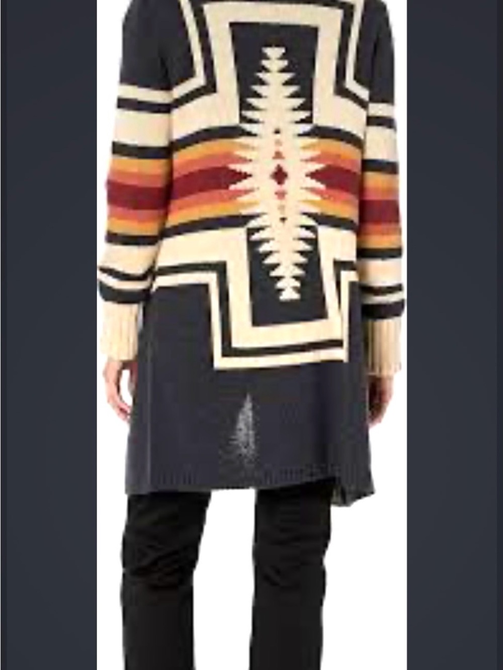 Pendleton Knit Sweater Duster - Picture 3 of 14